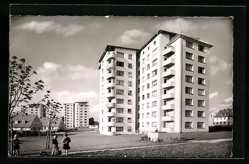 AK Flensburg, Hochhäuser an der Rude