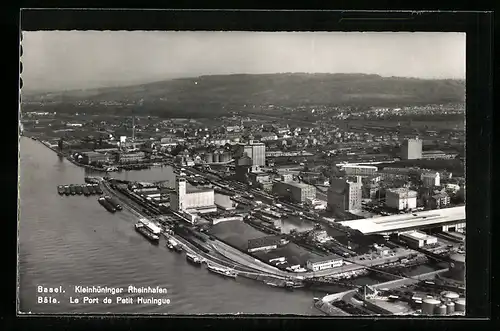 AK Basel, Kleinhüninger Rheinhafen