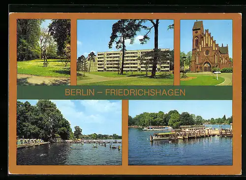 AK Berlin-Friedrichshagen, Werlseestrasse, Müggelpark