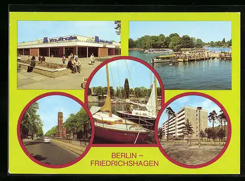 AK Berlin-Friedrichshagen, Kaufhalle Bölschestrasse