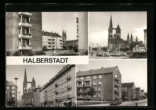 AK Halberstadt, Lindenweg-Fischmarkt-Breiteweg, Clara-Zetkin-Ring