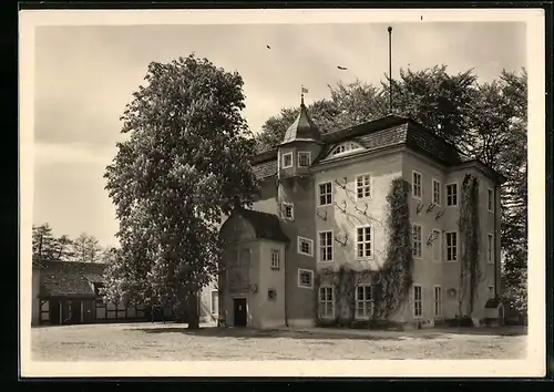 AK Berlin-Grunewald, Jagdschloss Grunewald mit Nebengebäude