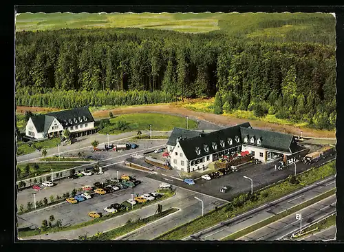 AK Giessen, Autobahn-Rasthaus und Hotel Reinhardshain