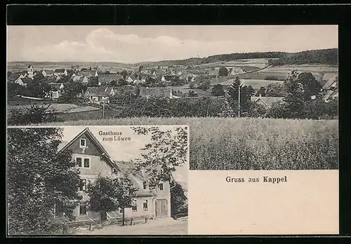 AK Kappel, Gasthaus zum Löwen, Teilansicht