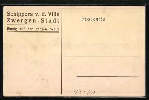 AK Schippers v. d. Ville Zwergen-Stadt, Liliputaner