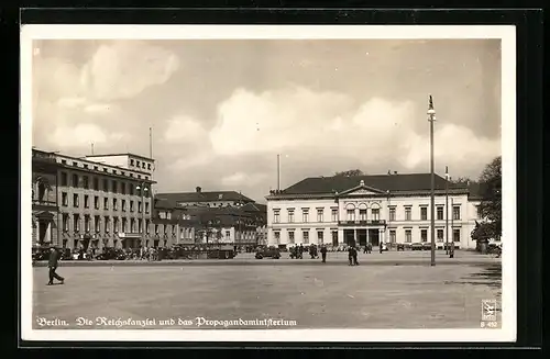 AK Berlin, Wilhelmplatz mit Reichskanzlei und Propagandaministerium