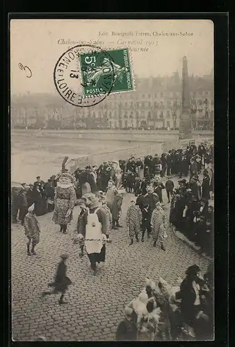 AK Chalon-sur-Saone, Carnaval 1913
