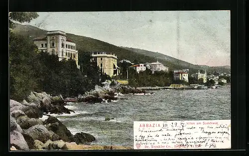 AK Abbazia, Villen am Südstrand