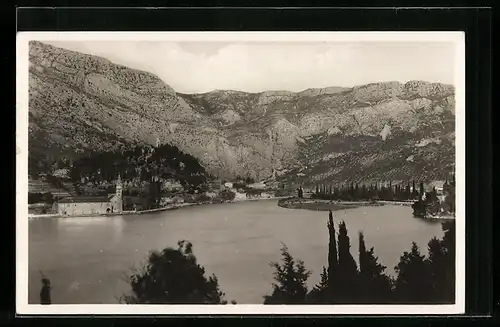 AK Rijeka kod Dubrovnika, Panorama mit Bergen