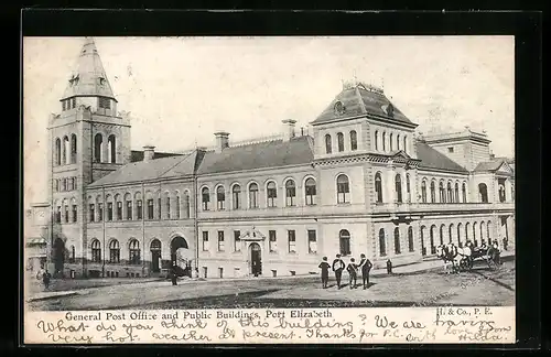 AK Port Elizabeth, General Post Office and Public Buildings