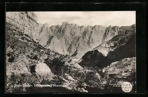 AK Main Gorge /Drakensberg Mountains, Ortsansicht