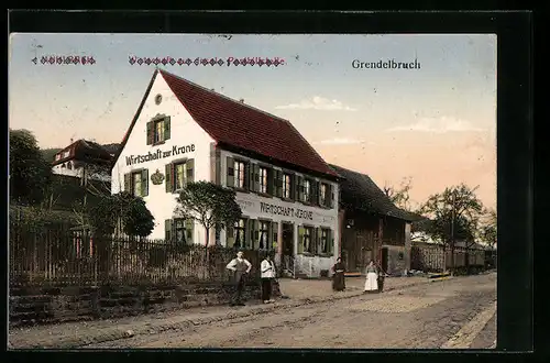 AK Grendelbruch, Gasthaus zur Krone