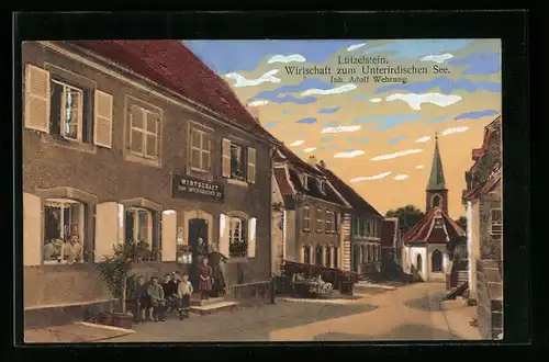 AK Lützelstein, Gasthaus zum Unterirdischen See