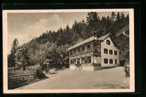 AK Schwangau, Cafe-Pension Alterschrofen von E. Osterrieder