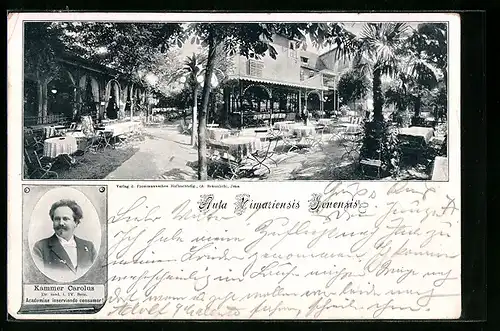 AK Jena, Aula Vimariensis Jenensis, Kämmer Carolus Dr. med i. IV. Sem.
