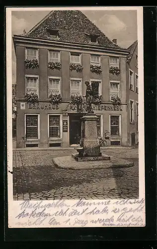 AK Münster i. W., Gaststätte Brauhaus Kiepenkerl, Braustübl B. Zander