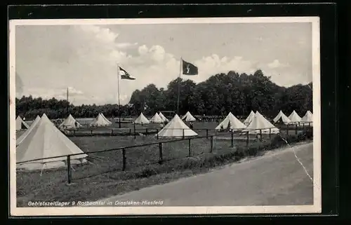 AK Dinslaken-Hiesfeld, Gebietszeltlager 9, Rotbachtal, , Rune