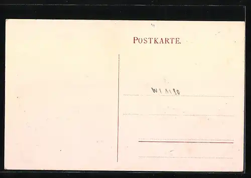 AK Mainz, Hotel-Pension Internationale, Rheinallee 3, Blick zum Rhein, Blick von der Rheinbrücke zur Hotel-Pension