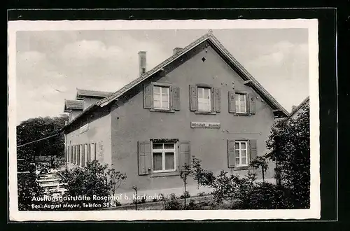 AK Karlsruhe, Ausflugsgaststätte Rosenhof