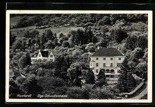 AK Murrhardt, Blick auf die Olga Schwesternheime