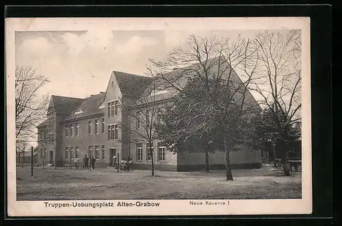 AK Alten-Grabow, die neue Kaserne I auf dem Truppenübungsplatz