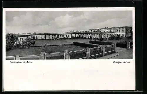 AK Borkum an der Nordsee, Blick auf das Adolfinenheim