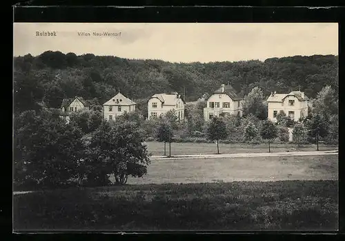 AK Reinbek, Blick auf die Villen Neu-Wentorf