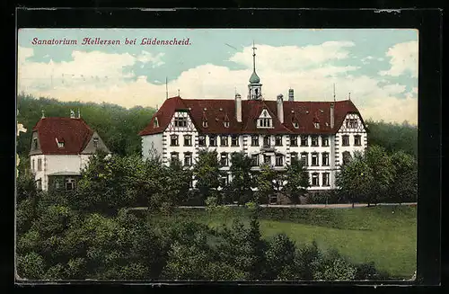 AK Lüdenscheid, Blick auf das Sanatorium Hellersen