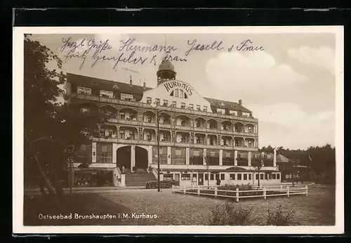 AK Brunshaupten in M., Blick auf das Kurhaus