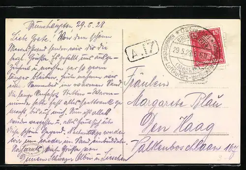 AK Brunshaupten in M., Blick auf das Kurhaus