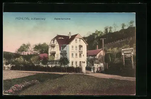 AK Mühltal b. Eisenberg, Hotel Robertsmühle