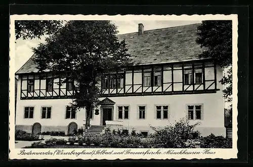 AK Bodenwerder / Weserbergland, Münchhausen-Haus