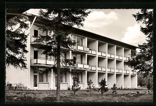 AK Bad Dürrheim, Neubau Kur-Sanatorium Karolushaus