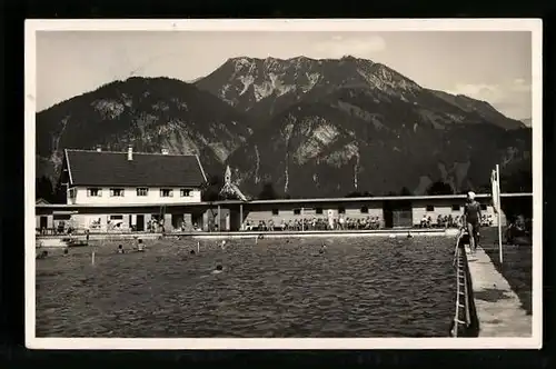 AK Hindelang, Freibad mit Iseler