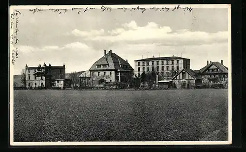 AK Werdau in Sachsen, Blick auf das Erholungsheim Teichwolframsdorf