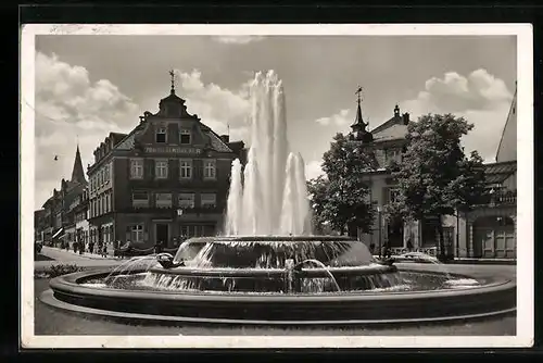 AK Kaiserslautern, am Fackelwoogbrunnen