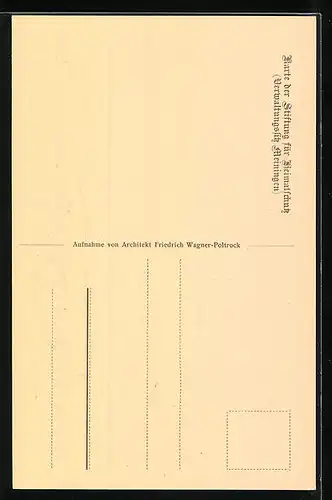 AK Hall, Treppenaufgang am Rathaus