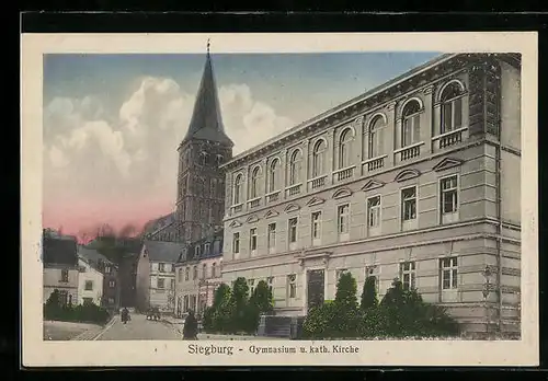 AK Siegburg, Gymnasium und kath. Kirche