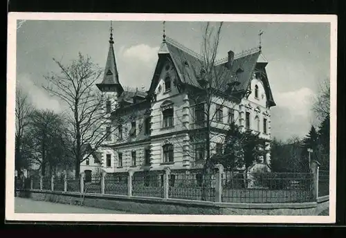 AK Politz /Elbe, Erholungsheim des Bundes der Kriegsverletzten