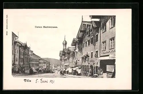 AK Bad Tölz, Untere Marktstrasse