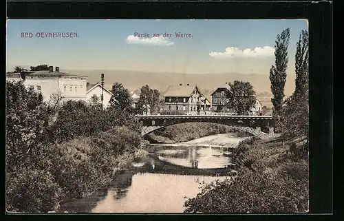 AK Bad Oeynhausen, Werrepartie mit Brücke