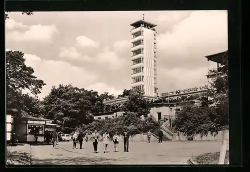 AK Berlin, Müggelturm mit Restaurant