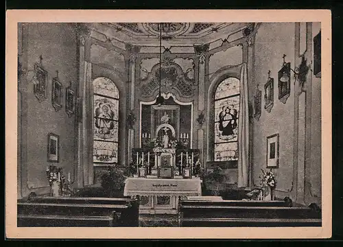 AK Vilshofen, Bezirkskrankenhaus, Innenansicht der Kapelle