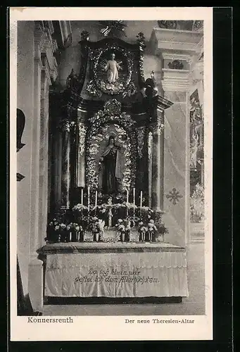 AK Konnersreuth, neuer Theresien-Altar
