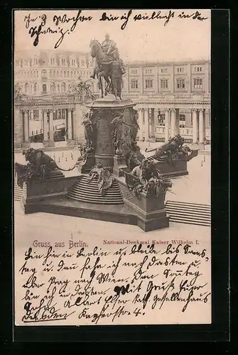 AK Berlin, National-Denkmal Kaiser-Wilhelm I.