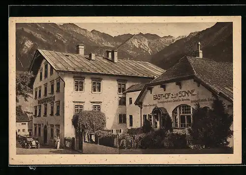 AK Hindelang /Bayr. Allgäu, Gasthof zur Sonne