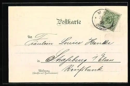 Winter-Lithographie Mainz, Dom