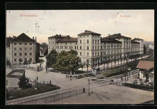 AK Konstanz, Blick auf die Kaserne