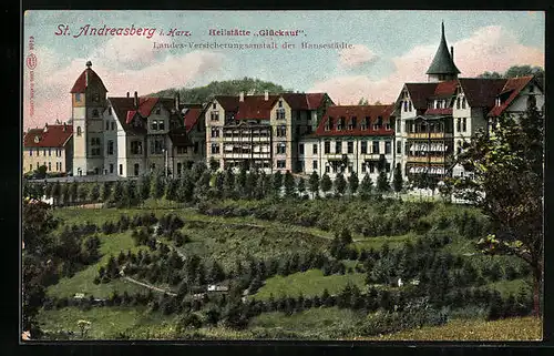 AK St. Andreasberg / Harz, Heilstätte Glückauf