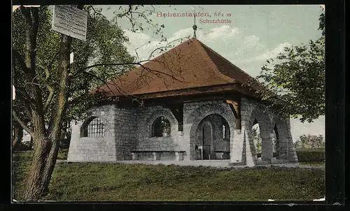 AK Hohenstaufen, Schutzhütte